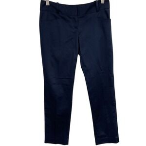 NWT The Limited Pants Career Trouser Straight‎ Leg Dark Blue Business Casual